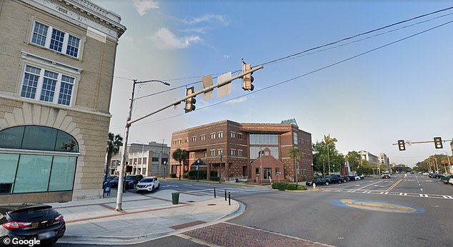 Albany, Georgia (Pictured in 2020) sits just south on the National Weather Service's fire danger warning on Friday, February 13