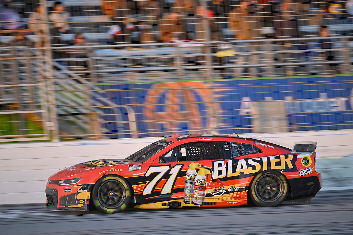 Credit: #71: Michael McDowell, Spire Motorsports, B'laster Chevrolet Camaro