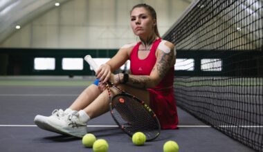 Unlikely breakout star who plays ‘anti-tennis’ and trains in warzone