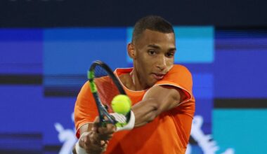 Dubai tennis: Wins for top seed Felix Auger-Aliassime and Britain's Jack Draper