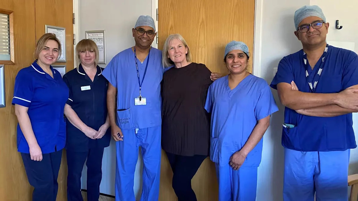 First patients have surgery using robot at hospital