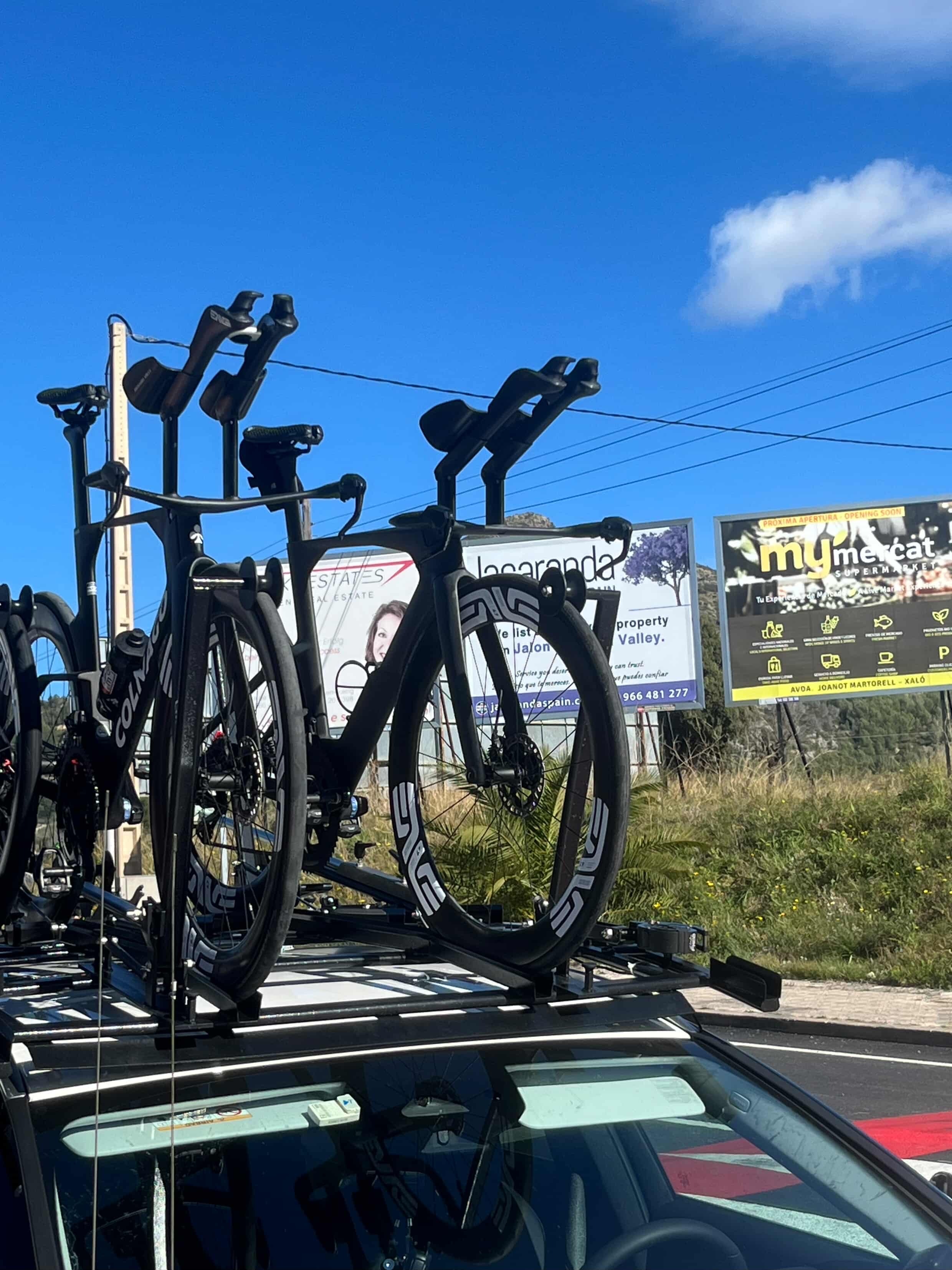 A Colnago time trial bike 