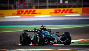 63 George Russell, (GRB), INEOS AMG Mercedes W17, during the Winter testing days 1, Formula 1 World championship 2026 Bahrain 11-13 February 2026