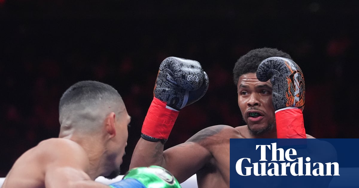 Shakur Stevenson: ‘I picked him apart’ after López clinic as Benn crashes ring | Boxing
