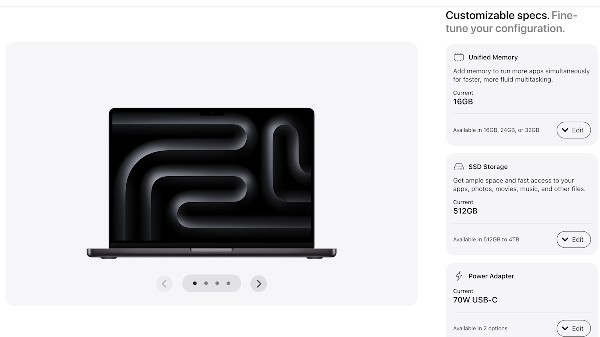Apple's online store now lets you build a new Mac exactly the way you want