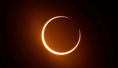 FILE - The moon moves in front of the sun during an annular solar eclipse, or ring of fire, seen from San Antonio, on Saturday, Oct. 14, 2023. (AP Photo/Eric Gay, File)