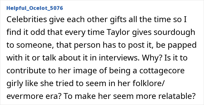 Fan comment on Taylor Swift’s gift to Selena Gomez sparking backlash about celebrity gift-giving and image perception. Fan comment on Taylor Swift’s gift to Selena Gomez sparking backlash about celebrity gift-giving and image perception.