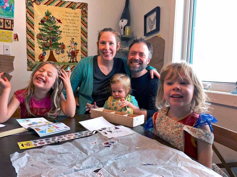 Peter Fuller photo
At the same time as Kelvin and Anna Hildebrandt are growing a home orchard, they are raising a young family.