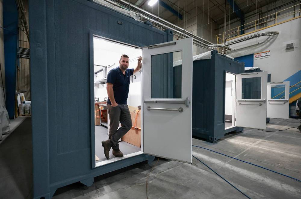 Ruth Bonneville / Free Press
NIBI Enviro Tech co-founder Robin Richards at the company’s Transcona facility.
