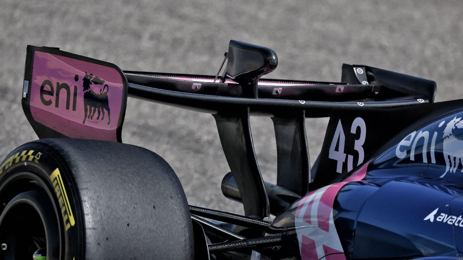 Alpine A526 rear wing