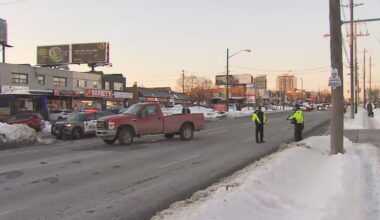 Pedestrian critical after being hit by driver of vehicle in North York
