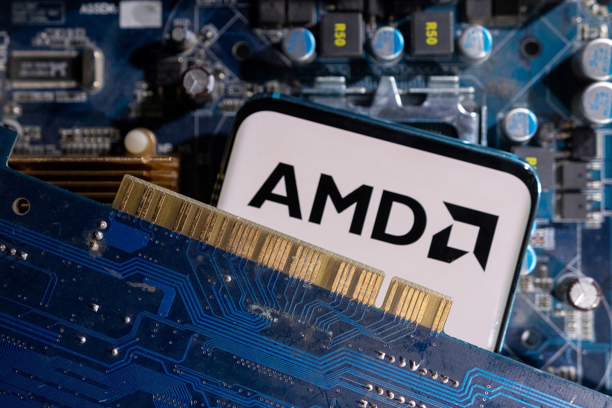 AMD falls as dour forecast shows cracks in AI trade