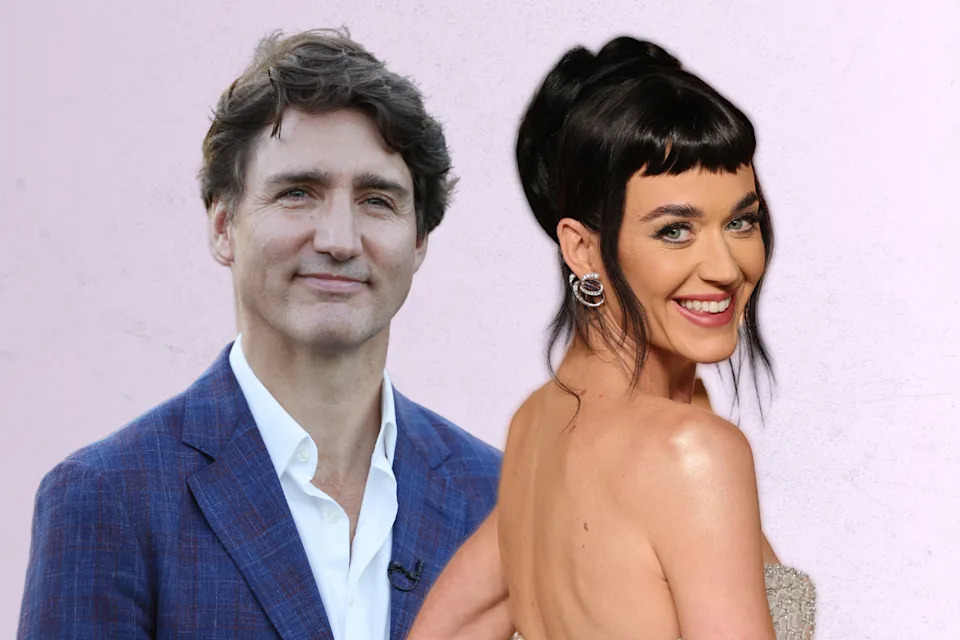 Justin Trudeau's eldest son confirmed that he's met his dad's new girlfriend, Katy Perry. (Images via Getty Images/Yahoo Canada Illustration)