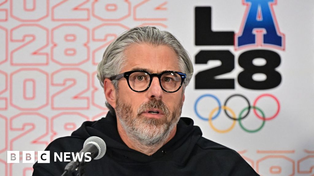 LA 2028 Olympics chief 'deeply regrets' flirty emails with Ghislaine Maxwell - BBC
