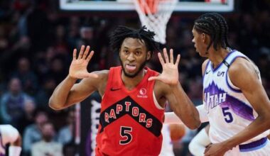 Raptors’ Quickley made available vs. Pacers