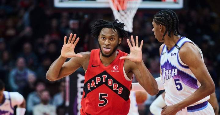 Raptors’ Quickley made available vs. Pacers