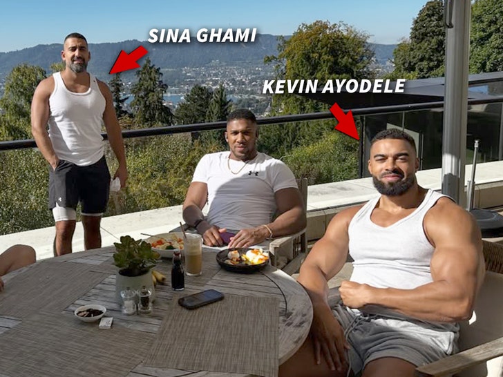 anthony joshua kevin lateef ayodele sina ghami insta sub arrow