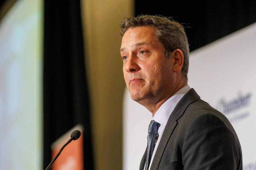 MIKE DEAL / FREE PRESS FILES
Loren Remillard, president and CEO at The Winnipeg Chamber of Commerce