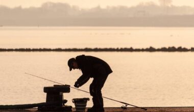 A man sets out to fish. File photo