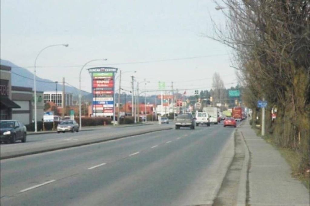 A pedestrian was struck on Monday, Feb. 2, 2026 on Duncan&rsquo;s Trans-Canada Highway corridor. (File photo)