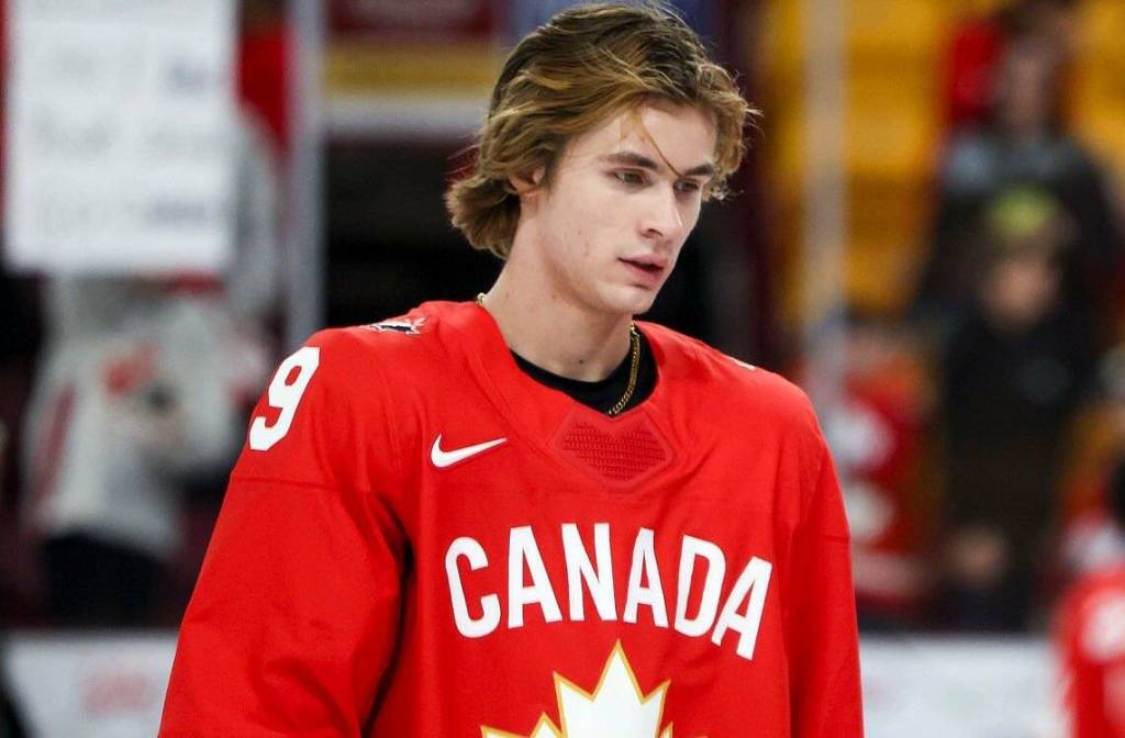 Yukon&rsquo;s Gavin McKenna, projected top NHL Draft pick, is facing four charges, including felony aggravated assault in relation to an alleged incident at a Penn State University bar on Saturday, Jan. 31. (@puckempire/X)