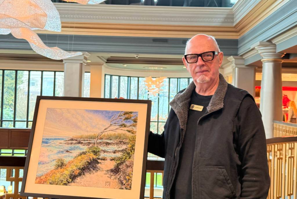 After moving to Victoria from Toronto, Ken R.A MacKenzie started painting everyday scenery in Victoria. (Nishadini Fonseka/ Victoria News)