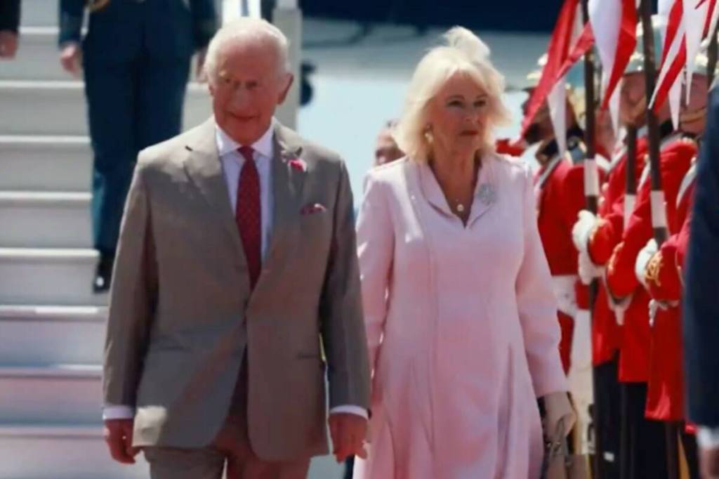 King Charles and Queen Camilla &mdash; shown arriving in Ottawa Monday, May 26, 2025 &mdash; were among those offering condolences after the Tumbler Ridge shootings in B.C. (MarkJCarney/X photo)