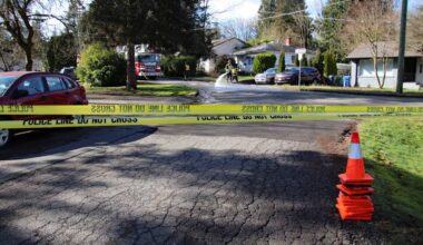 A pedestrian was taken to hospital with serious injuries after a hit-and-run in Abbotsford early Sunday morning (Feb. 15). (Contributed to Black Press Media)