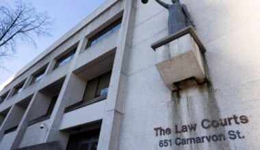 He is scheduled to appear in New Westminster Supreme Court (pictured) next Thursday (Feb. 26) to set a sentencing date. (FILE: Anna Burns/ Surrey Now-Leader)