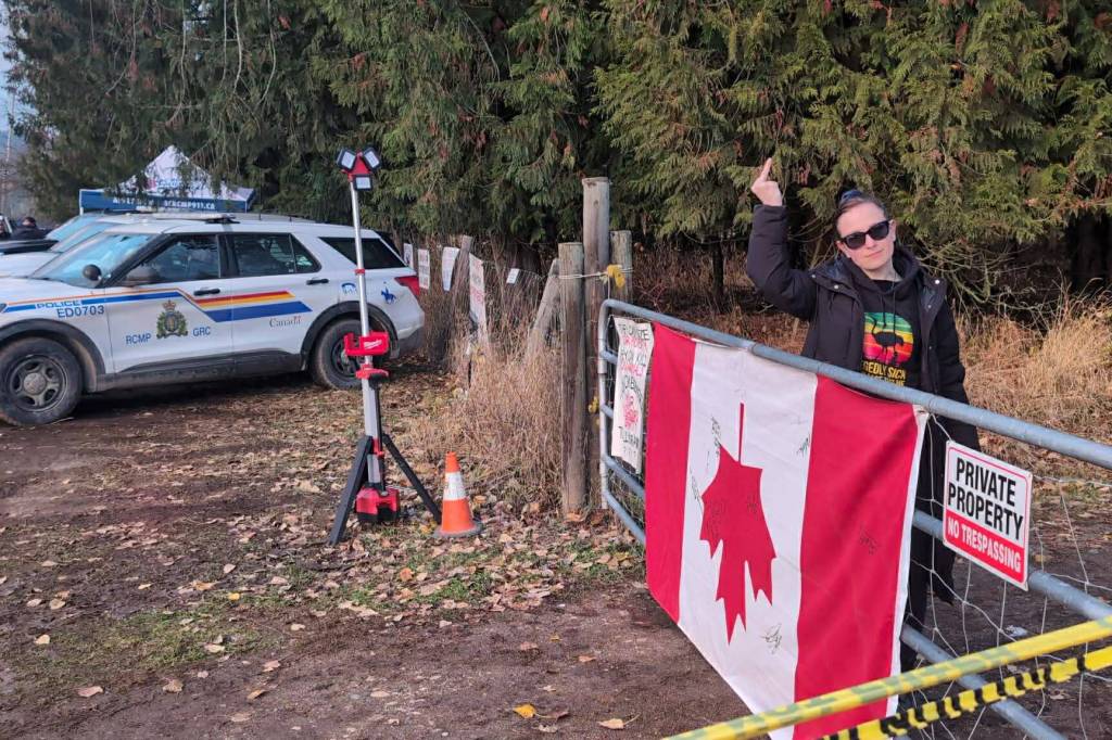 Neighbours to Universal Ostrich Farm have filed a civil suit against the CFIA and RCMP. (Aly Turnbull Facebook photo)