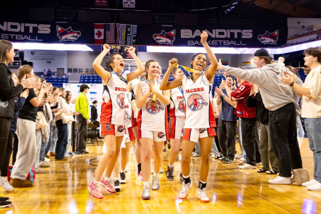 Acwsalcta Thunder (Bella Coola), Holy Cross Crusaders (Surrey), Vernon Panthers, and Argyle Pipers (North Vancouver) have earned the top seeds in their respective tiers at the 2026 BC School Sports girls basketball provincial championships set for Feb. 25 to 28 at Langley Events Centre. (Garrett James, LEC/Special to Langley Advance Times)