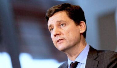 Premier David Eby in Surrey on Friday, Dec. 5, 2025. (Anna Burns/ Surrey Now-Leader)