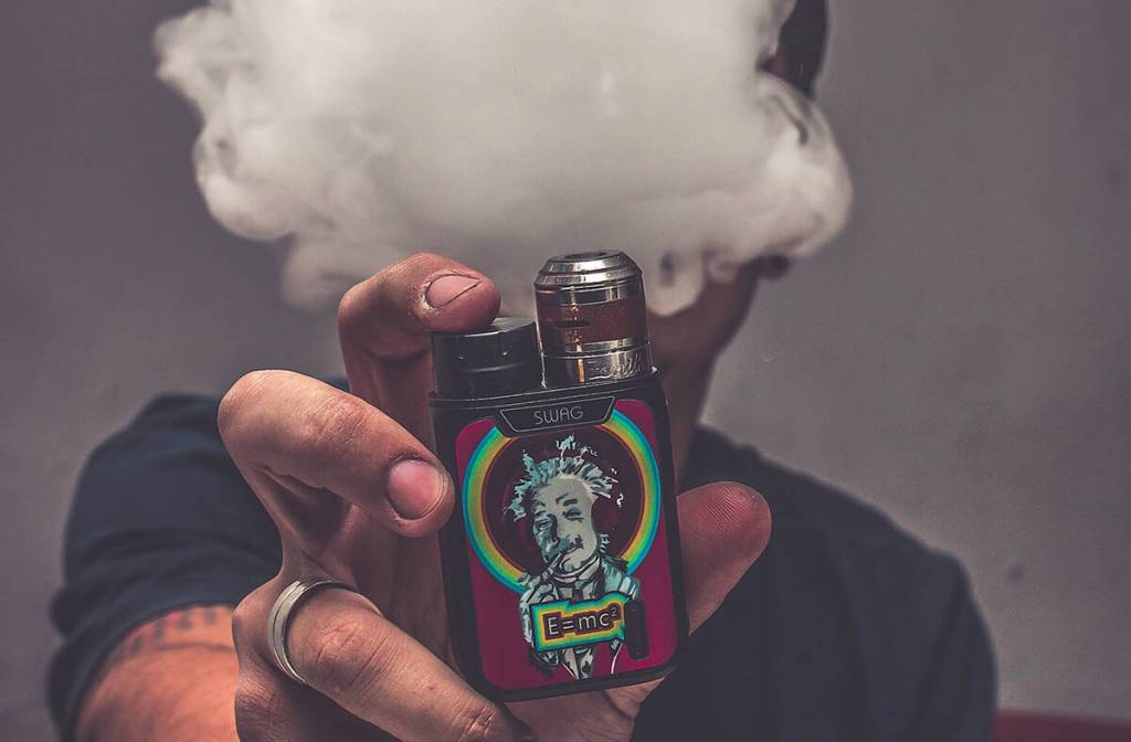 Vaping among youths has increased in recent years while cigarette use has decreased. (Black Press File photo)