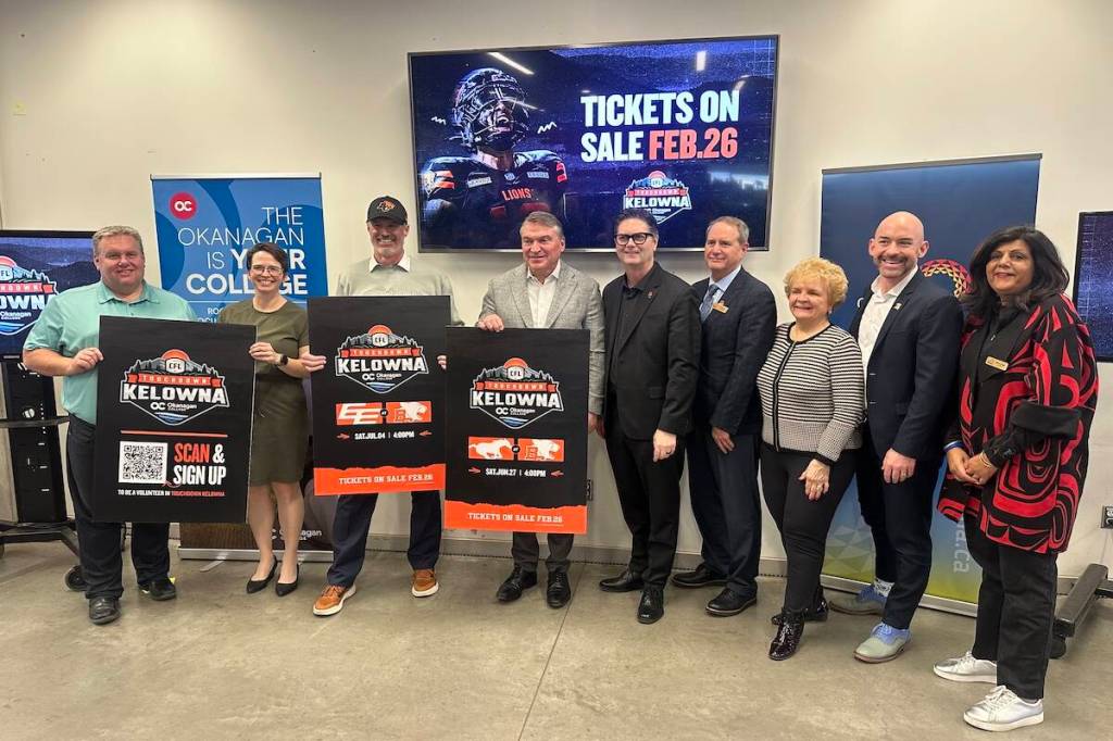 BC Lions is coming to Kelowna for a week of festivities for the whole family June 27 to July 4, 2026. (Brittany Webster/Capital News)