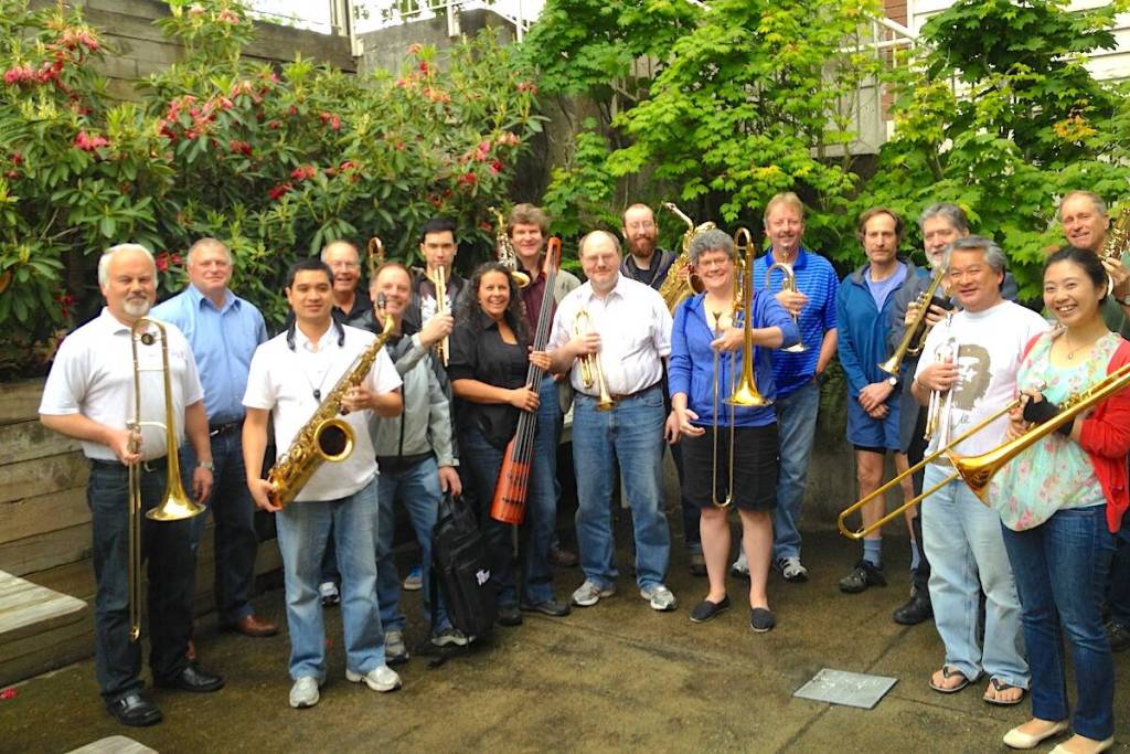 Urbana, one of Vancouver&rsquo;s top community jazz orchestras, will perform during a &ldquo;Songs of Support&rdquo; benefit concert Friday, Feb. 27, 2026, at Northwood United Church in Surrey, with Aequitas Singers. See listing under Concerts. (Photo: arokismusic.org/urbana)