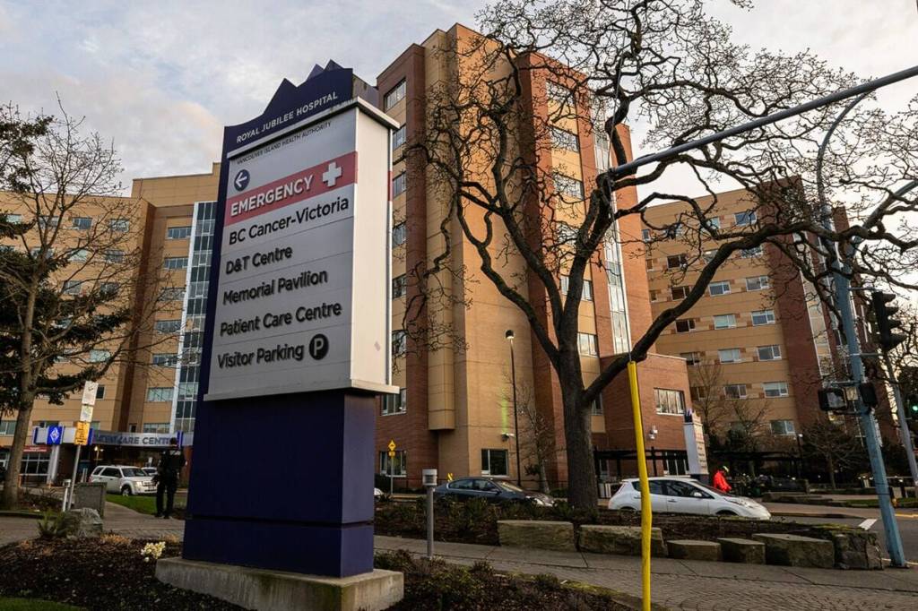 Royal Jubilee Hospital in Victoria ranked 20th in Canada. (Victoria News file photo)