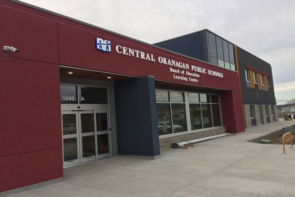 Administrative office for Central Okanagan Public Schools in Kelowna. (Black Press file photo)