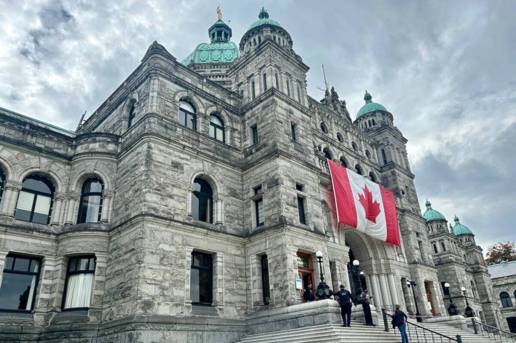 The Parliament Buildings at the B.C. Legislature in Victoria. (Mark Page/Black Press Media)
