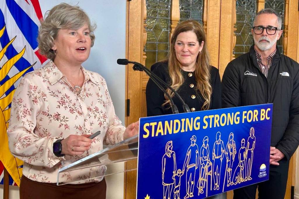 Health Minister Josie Osborne on Thursday, Feb. 26, 2026. (Mark Page/Black Press Media)