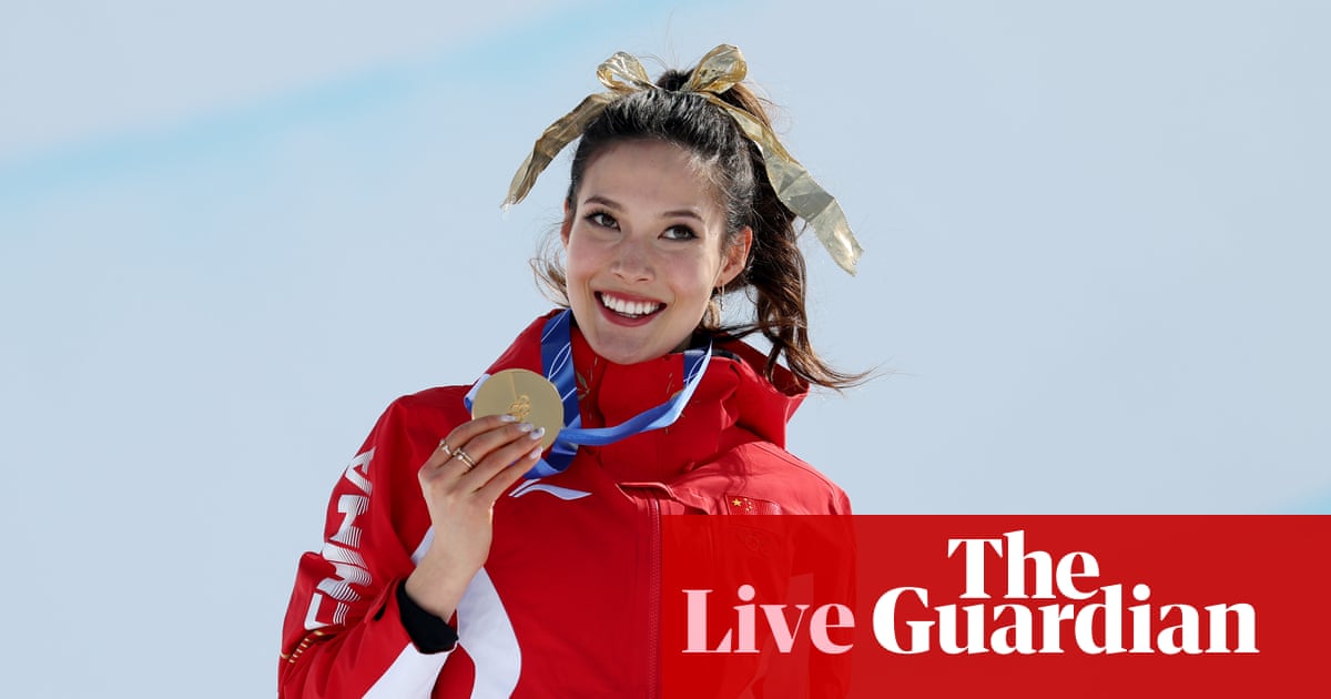 Winter Olympics 2026: China’s Gu soars to gold as GB’s Atkin takes bronze in freeski halfpipe final – live | Winter Olympics 2026