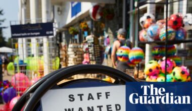 UK job vacancies ‘fall to lowest level since pandemic’ | UK unemployment and employment statistics