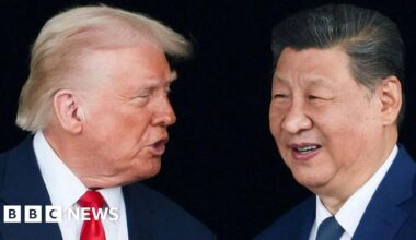 US must be prudent when supplying arms to Taiwan, Xi tells Trump - BBC