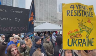 Downtown Toronto rally marks 4th anniversary of Russia’s invasion of Ukraine