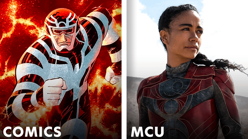 Makkari in Marvel Comics vs the MCU.