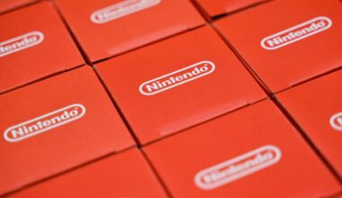 Nintendo shares dive 11% on software sales and chip crunch