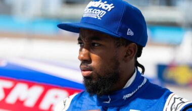 Nov 1, 2025; Avondale, Arizona, USA; NASCAR Xfinity Series team owner Kelley Earnhardt Miller during the Xfinity Series Championship race at Phoenix Raceway.