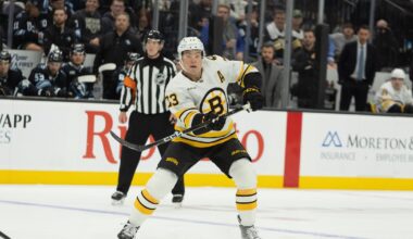 Boston Bruins, USA defenceman Charlie McAvoy leaves game after taking high hit