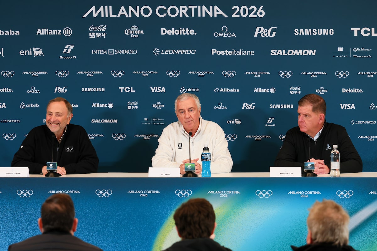 Get used to it, hockey fans – the weird rink in Milan may not be going anywhere