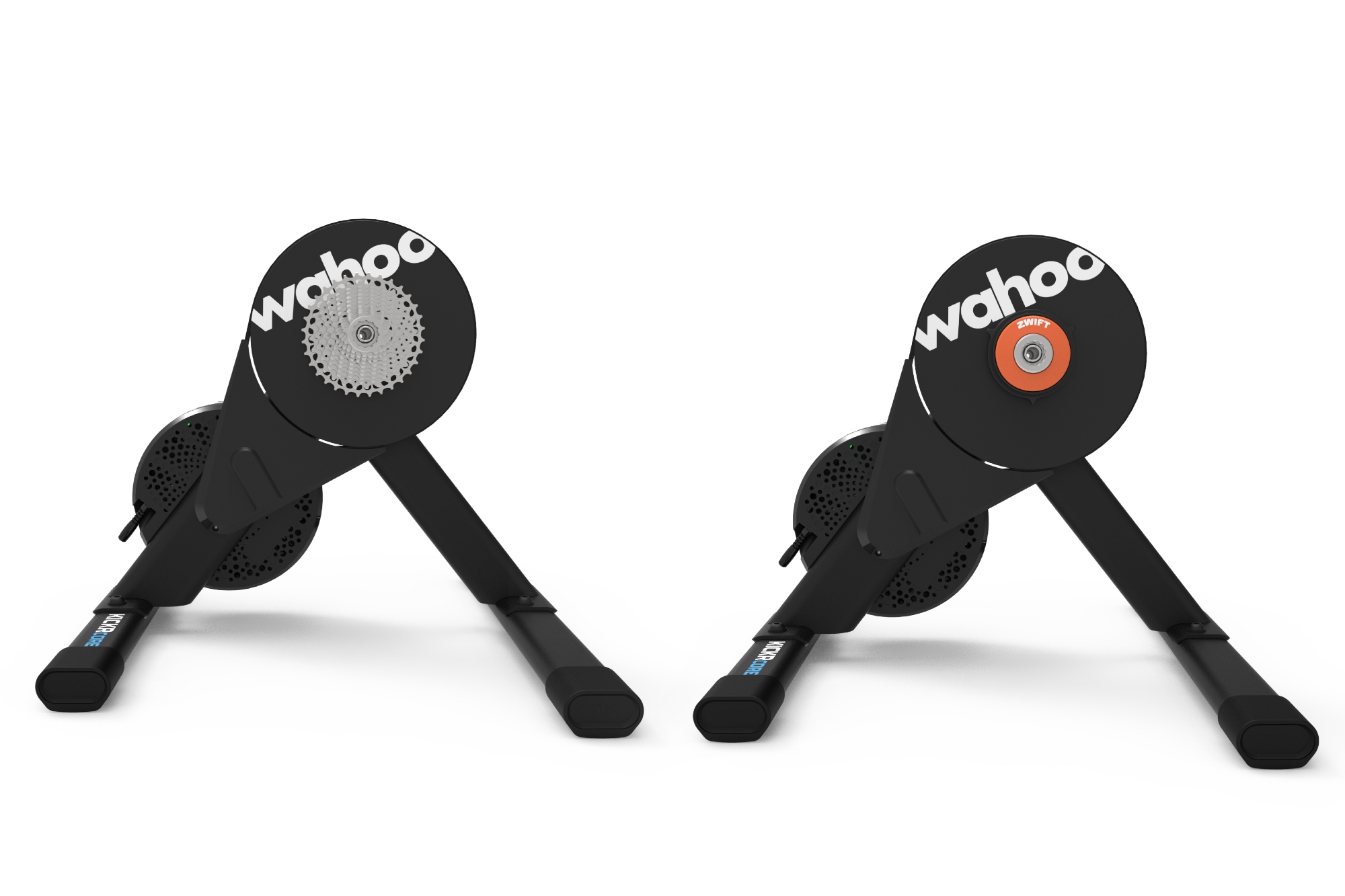 The Wahoo Kickr Core 2 with 11-speed cassette and Zwift Cog and Click