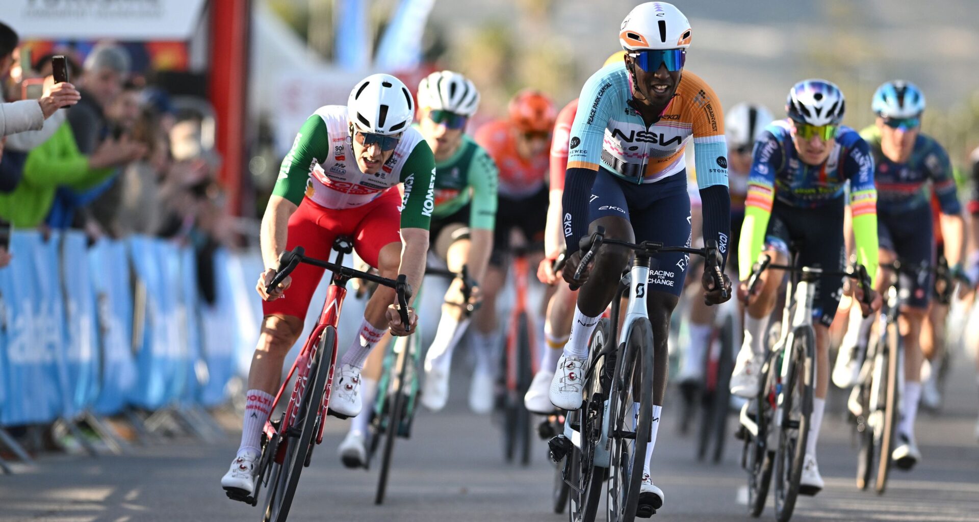 Volta a la Comunitat Valenciana stage 1: Biniam Girmay takes first victory in over a year on dream debut for NSN Cycling Team